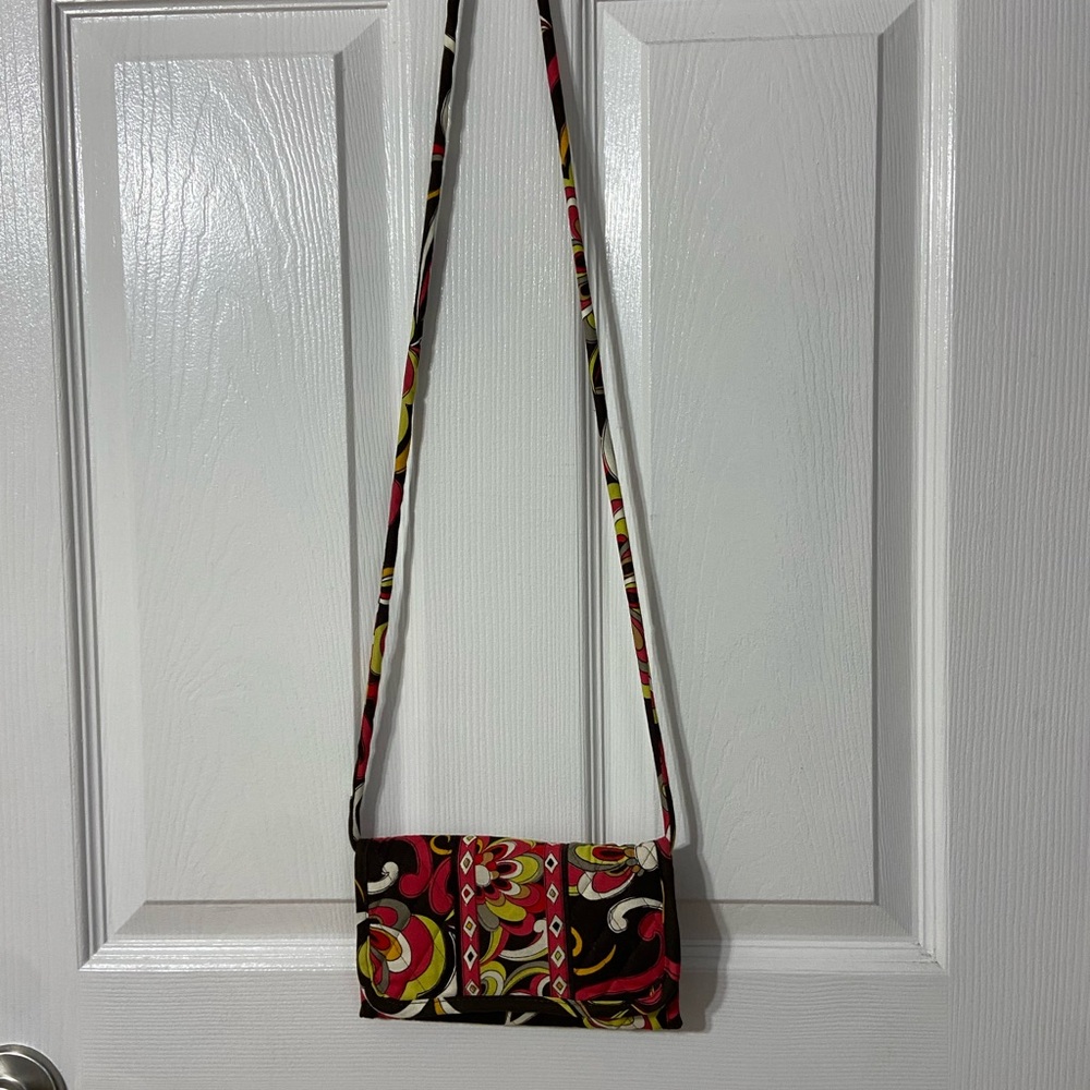 Vera Bradley Puccini Red and Yellow Crossbody Bag